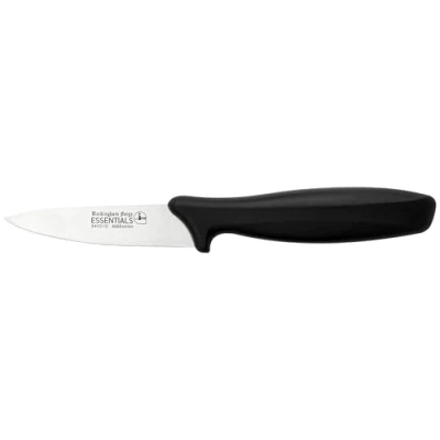 Imagen de Rockingham Forge Cuchillo Para Pelar, Gama Essentials 8007, Acero Inoxidable, Ligero, 3,5 Pulgadas, Mango Negro, 8007PA