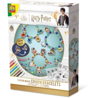 Imagen de SES Creative 09343 Harry Potter Juego de pulseras mágicas para niños, mezcla colores y figura Potter, película retráctil + lápices