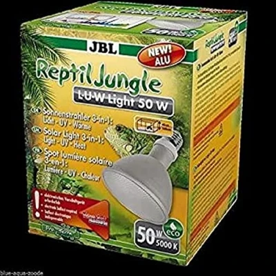 Imagen de JBL ReptilJungle L U W 61895 Foco reflector para terrarios tropicales (aluminio, 50 W, E 27)