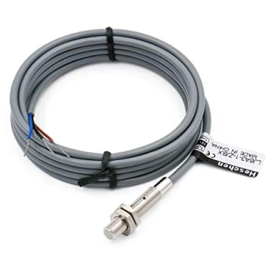 Imagen de Heschen M6 Interruptor de sensor proximidad inductivo Tipo escudo LJ6A3 1 Z/BX Detector 1mm 10 30VDC 150mA NPN Normalmente abierto (NO) 3 cables