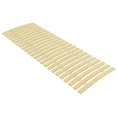 Imagen de vidaXL Somier de Láminas con 24 Listones Estructura Cama Plegable Base Dormitorio Habitación Invitados Plataforma Robusto Duradero 70x200 cm