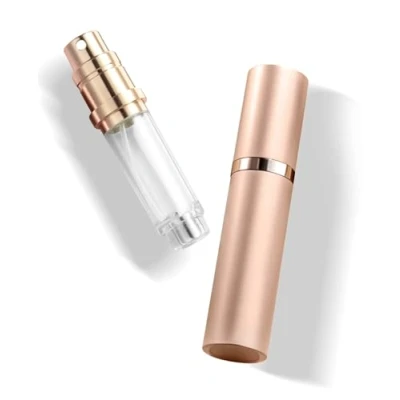Imagen de VVGAOGES Atomizador Perfume Recargable,Mini Spray de Perfume,Portátil Botella Perfume,Botella Vacío Pulverizador para Viajes 5ml (Gold)