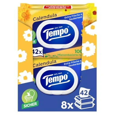 Imagen de &#039;Tempo Papel Higiénico húmedas inodoro paños &quot;Mein verwöhn Momento, 8 unidades)
