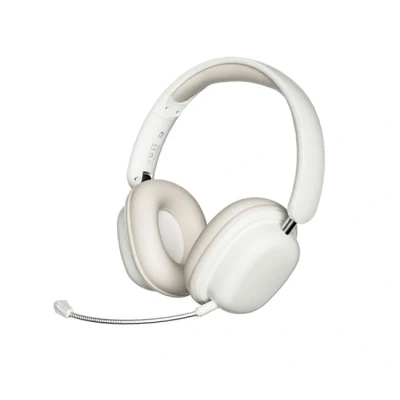 Imagen de Auriculares Bluetooth Klack Sy t1 Plegables Con Micrófono Desmontable Y 20h De Autonomía Beige