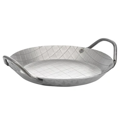 Imagen de GSW 859059 Gastro Sartén Tradicional sin Mango para Servir (con 2 Asas, 28 cm, Hierro Forjado)
