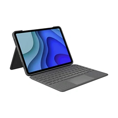 Imagen de Logitech Folio Touch para iPad Pro de 11 pulgadas, Disposición QWERTY Italiano, Gris