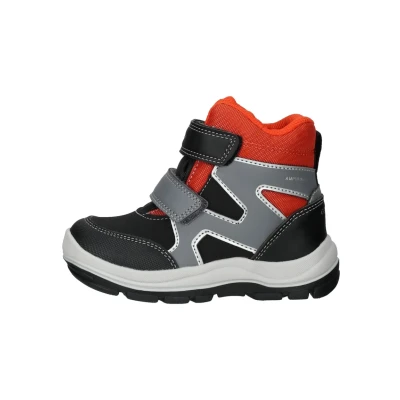 Imagen de Geox B FLANFIL BOY ABX, Barco Ankle para Bebé Niños, BLACK/ORANGE, 22 EU