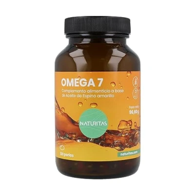 Imagen de Omega 7 120 Perlas Naturitas Essentials Complemento alimenticio sin gluten y lactosa