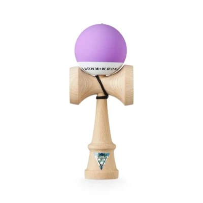 Imagen de KROM Juguete Kendama Pop Lavanda Mejora Tus Habilidades Cognitivas el Balance, los Reflejos y la Creatividad Modelo Pro Hecho para Principiantes Expertos