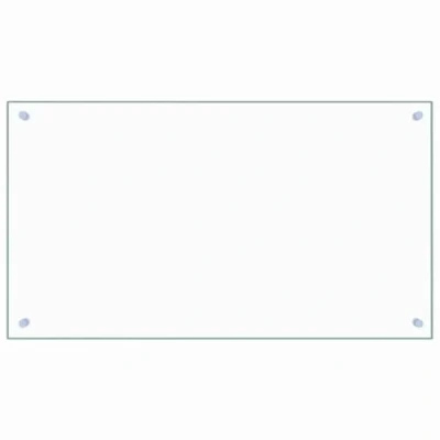 Imagen de vidaXL Protector contra Salpicaduras Cocina Vidrio Templado 90x50cm Protección Herramientas Accesorios Grasa al Cocinar Fiable Práctico