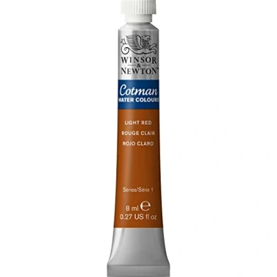 Imagen de Winsor &amp; Newton Cotman 8840103 Pintura de acuarela estudio, colores vivos con muy buenas propiedades procesamiento, tubo 8 ml, luz ocre quemada