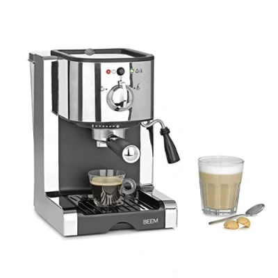 Imagen de BEEM Máquina de café espresso PERFECT 20 bares para cápsulas, polvo&amp;Pads Con boquilla espuma leche especialidades como las del barista