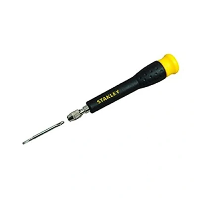 Imagen de Stanley STHT0 62633 Juego destornillador de precisión. 16 puntas intercambiables. Planas 1, 1.2, 1.5, 1.8, 2, 2.5. Phillips PH000 y PH00. Torx T5, T6, T7 T8. Hexagonales 0.9, 1.3, 1.5 2