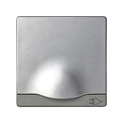 Imagen de Simon 82090 33 tapa enchufe 2p+tt ltr + seguridad aluminio Ref. 6558233234