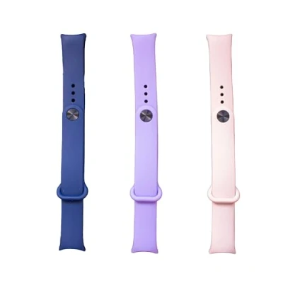 Imagen de Set 3 Correas Friendly Azul/violeta/rosa Para Xiaomi Band 8