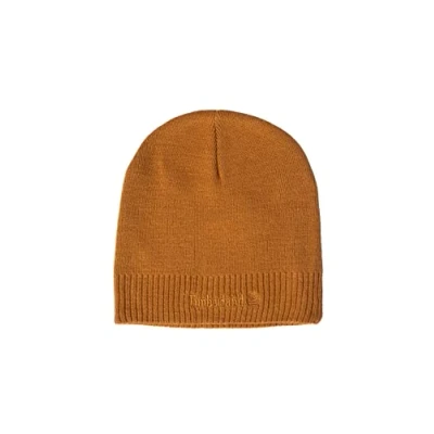 Imagen de Timberland Knit Logo Beanie Gorro, Wheat, OS para Hombre