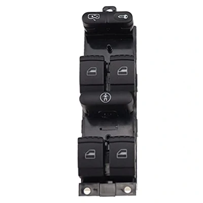 Imagen de Regulador Ventanilla Interruptor De Panel Ventana Principal 1J4959857 para Golf 4 Jetta Bora Passat B5 Asiento Leon Toledo 1J4959857D Botonera Elevalunas (Color : 4)