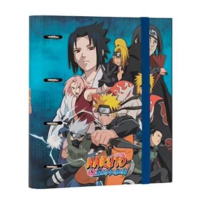 Imagen de Grupo Erik Archivador 4 anillas Naruto Shippuden Carpeta A4 tapa dura Material escolar y papeleria Vuelta al Cole