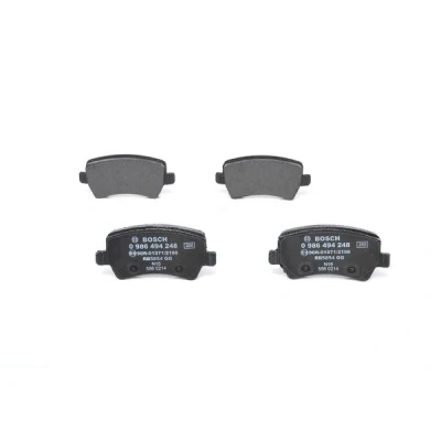 Imagen de BOSCH 0 986 494 248 Juego de pastillas freno Low Metallic Chapa antichirridos, con instrucciones montaje VOLVO: XC60 I, S60 II, V60 I norauto,