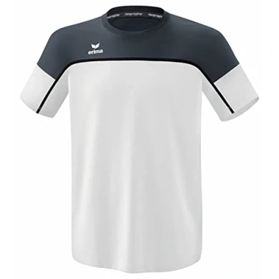 Imagen de Erima „Change by Funcional Camiseta, Blanco/Slate Grey/Negro, 140 Unisex niños