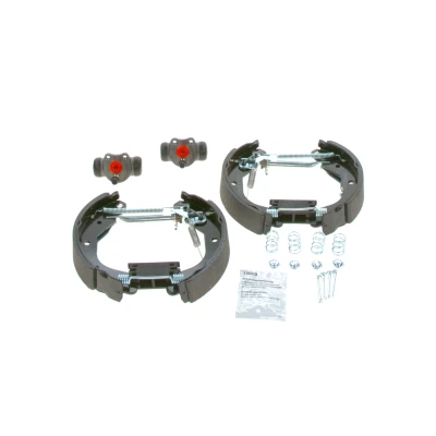 Imagen de BOSCH 0 204 114 659 Kit frenos, disco de tambor con accesorios, cilindro freno rueda DAEWOO: Kalos Hatchback, Berlina