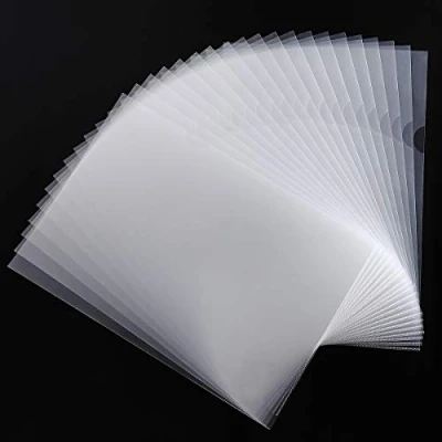 Imagen de Carpetas Transparentes de Plástico A4 para Documentos, 30 unidades, 180 micrones PP Carpeta Bolsillo informe, Fundas Documentos Oficina Escolar