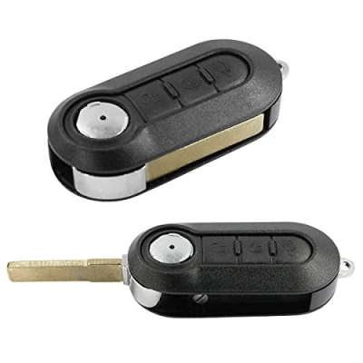 Imagen de Carcasa para Llave con Mando a Distancia de 3 Botones y Hoja Fiat