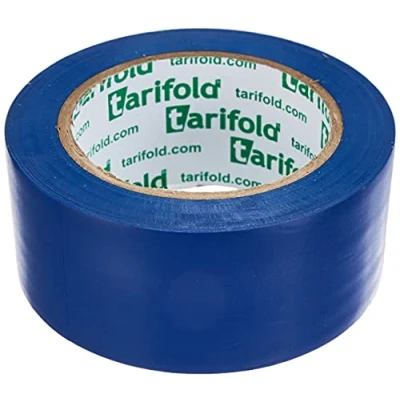 Imagen de Cinta adhesiva tarifold para marcaje y señalizacion de suelo 33 mt x 50 mm color azul