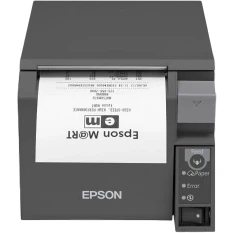 Imagen de Epson C31CD38032 TM T70II, USB, RS232 Dark Grey, 180 PPP Incluye: Unidad de Suministro energía, Cable alimentación (EU), Orden Separado: Interfaz