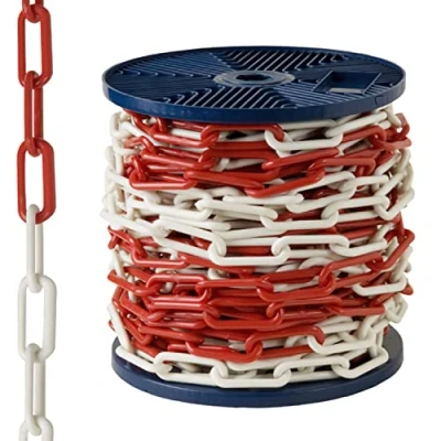 Imagen de WOLFPACK LINEA PROFESIONAL Cadena Plastico Bicolor 6 mm. Rollo 25 metros