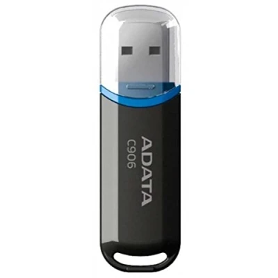 Imagen de ADATA 32GB C906 USB 2.0 Capacity Negro Unidad Flash Memoria (32 GB, 2.0, Conector Tipo A, Tapa, 9 g, Negro)