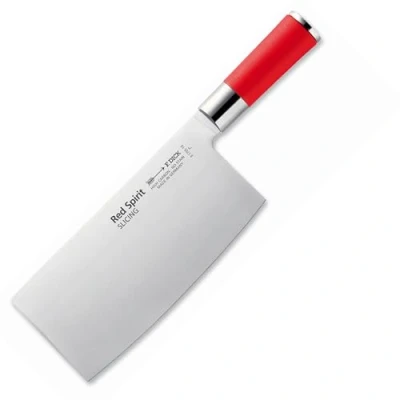 Imagen de F. DICK Red Spirit 81705182 Cuchillo de chef chino (hoja 18 cm, acero X55CrMo14, inoxidable, 56 HRC)