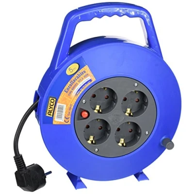 Imagen de Alyco 199409 Enrollacables, 5 metros, cable H05VV F 3G1.0, 250 V