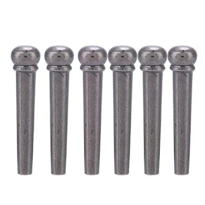 Imagen de 6Pcs Latón Puente de Pines Clavijas Cadena Partes para Accesorio Instrumento Guitarra Folclórica