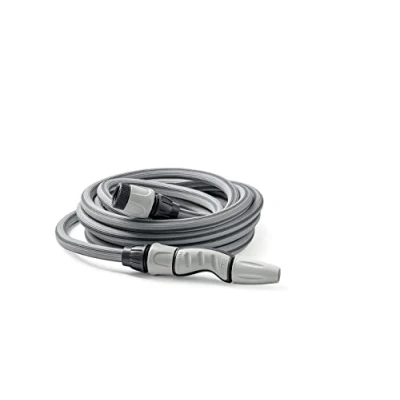 Imagen de G.F. SRL Aquago Easy 15 Kit de riego con manguera extensible hasta m, reparable, accesorios, para regar huertos, flores, plantas y jardines