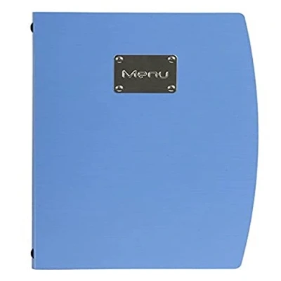 Imagen de Securit Río A4 Cubierta para menús (1 inserto doble), color azul
