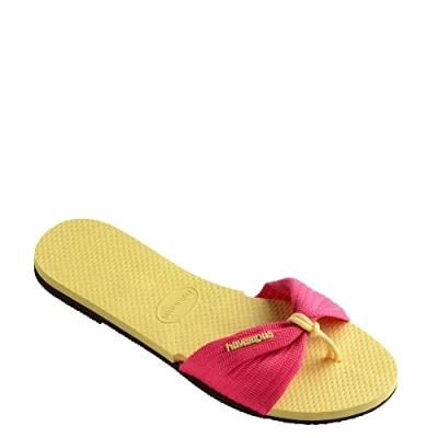 Imagen de Havaianas You St Tropez Basic, Sandalia Mujer, Amarillo (Lemon Yellow), 33/34 EU