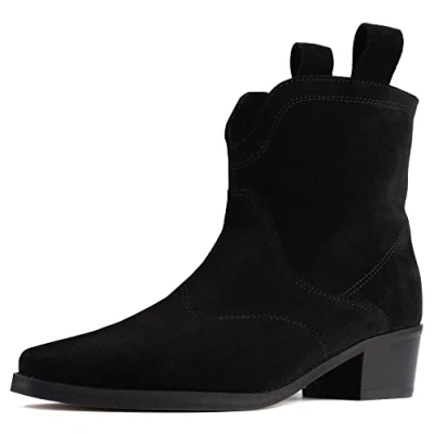 Imagen de L37 HANDMADE SHOES Dark Side of The Moon, Botas de Moda Mujer, Negro, 36 EU