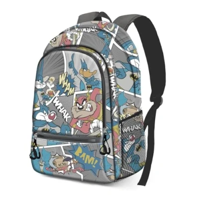 Imagen de Karactermania Looney Tunes Batman Comic HIGH School Mochila para niños, Talla: One Size, Multicolor