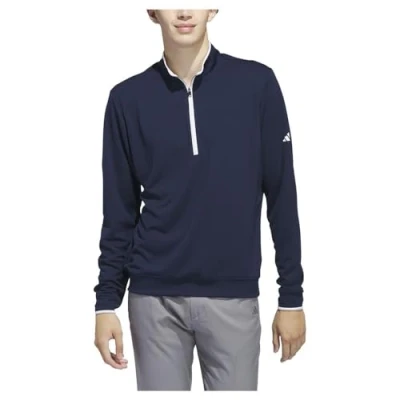 Imagen de adidas Hombre Lightweight Half Zip Top, Collegiate Navy, S
