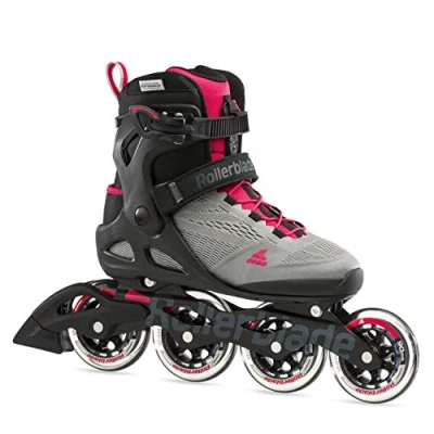 Imagen de Rollerblade Macroblade 90 Patines en línea para Mujer, Color Gris Neutro, Rosa