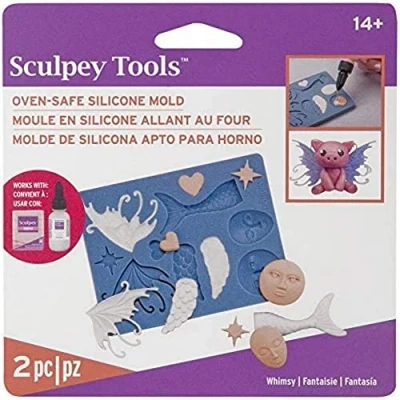 Imagen de Sculpey APM 66 Molde Flexible para Empujar, Silicona, Whimsy