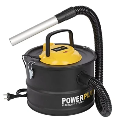 Imagen de Power Plus Aspirador de Cenizas, colector Polvo, Apto para Horno, Chimenea 1000W 15 litros, Negro, 0
