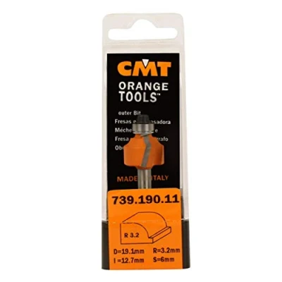 Imagen de CMT Orange Tools 939.160.11 Fresa r.concavo con rodam. hm s 8 d 15.9 r 1.6