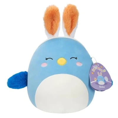 Imagen de Squishmallows SQER00857 Peluche Oficial de Jazwares Bebe el pájaro Azul, 19 cm