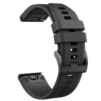 Imagen de NotoCity Correa para Garmin Fenix 5/6 pro/7, 22mm Silicona 5 Plus/6/7 Pro, Instinct/2, Forerunner 935/945, Epix 2, Descent G1, Approach S60, Quatix Reemplazo Correa(Negro)