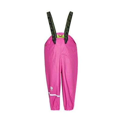 Imagen de CeLaVi Regenhose In Viele Farben Chaqueta impermeable, Rosa (Real Pink 546), Talla del fabricante: 110, para Niñas