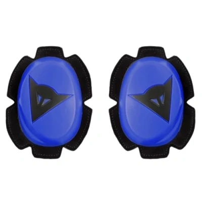 Imagen de Dainese Pista Knee Slider, Rodillera de Poliuretano para Moto, Rodilleras Contacto Uniforme con y Asfalto, Deslizadera Moto Cierre Velcro, Azul/Negro