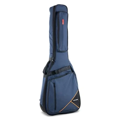 Imagen de GEWA Guitar Gig Bag Premium 20mm para guitarra acústica azul (resistente a la rotura y repelente al agua, Neck Protection System, lujosas correas de mochila, gran compartimento accesorios) 213201