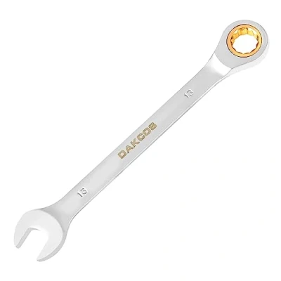 Imagen de DAKCOS Llave combinada de trinquete fija con carraca 13mm, Cr V 72 deintes